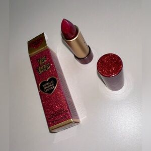 ⛔️SOLD⛔️ Too Faced Too Too Hot Metallic Lipstick 20th Anniversary Glitter NEW!